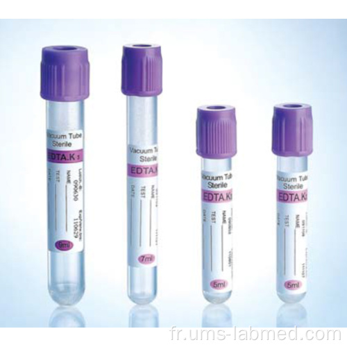 Tube EDTA pour prélèvement sanguin Vacutainer